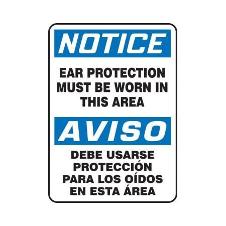 SPANISH BILINGUAL SAFETY SIGN SBMPPA820XL